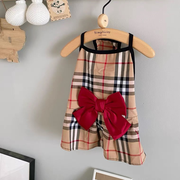 Barkberry Dress Bowknot