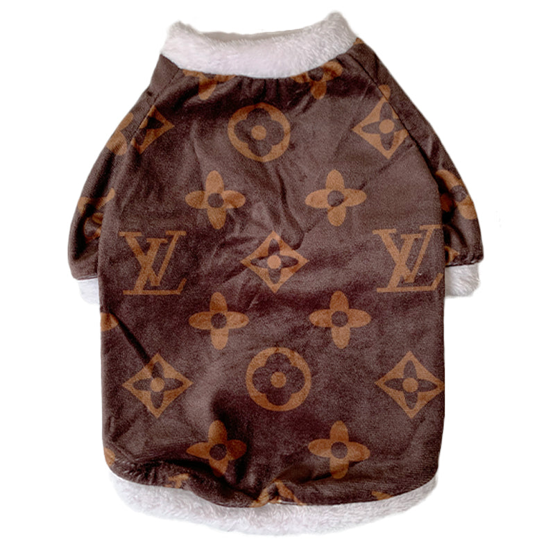 LV Dog Winter Sweater