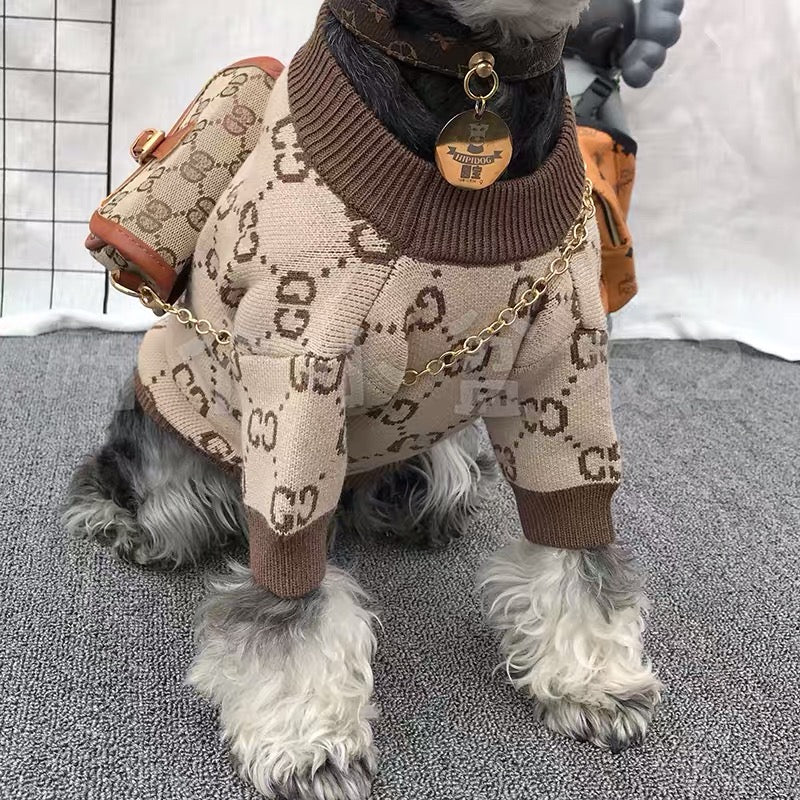 Pucci Dog Sweater GG