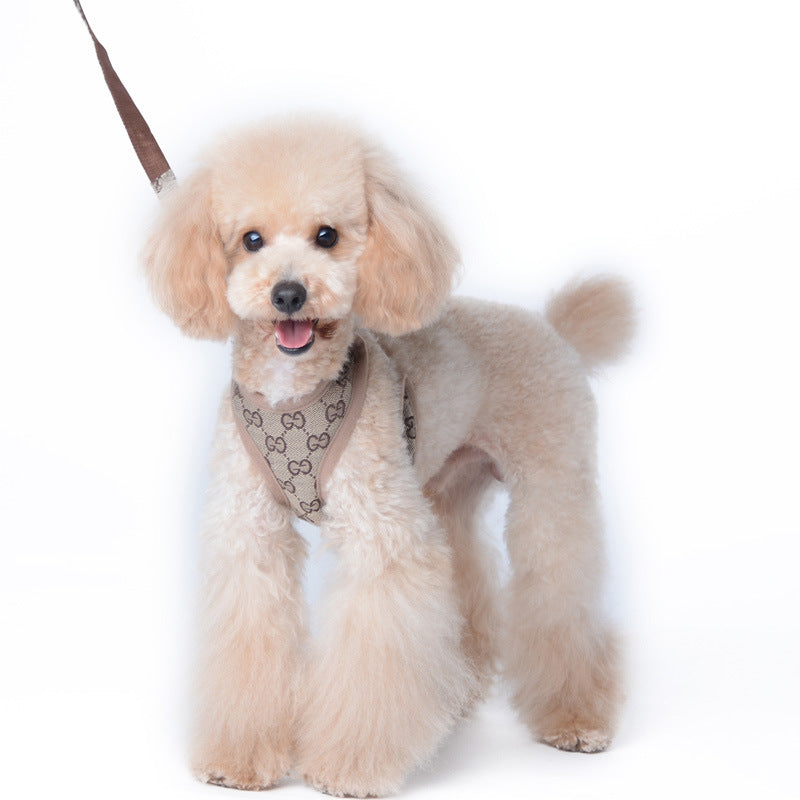 Gucci dog harness collar 42.5 to 47.5 cm