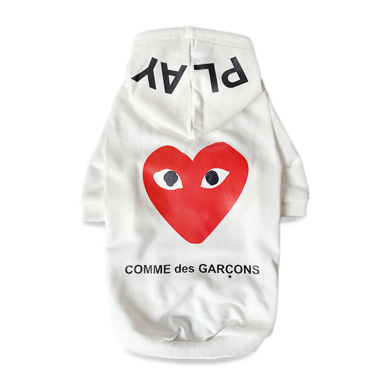 CDG Dog Hoodie PLAY