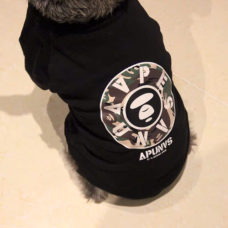 Barking-Pup Dog Sweatshirt Black