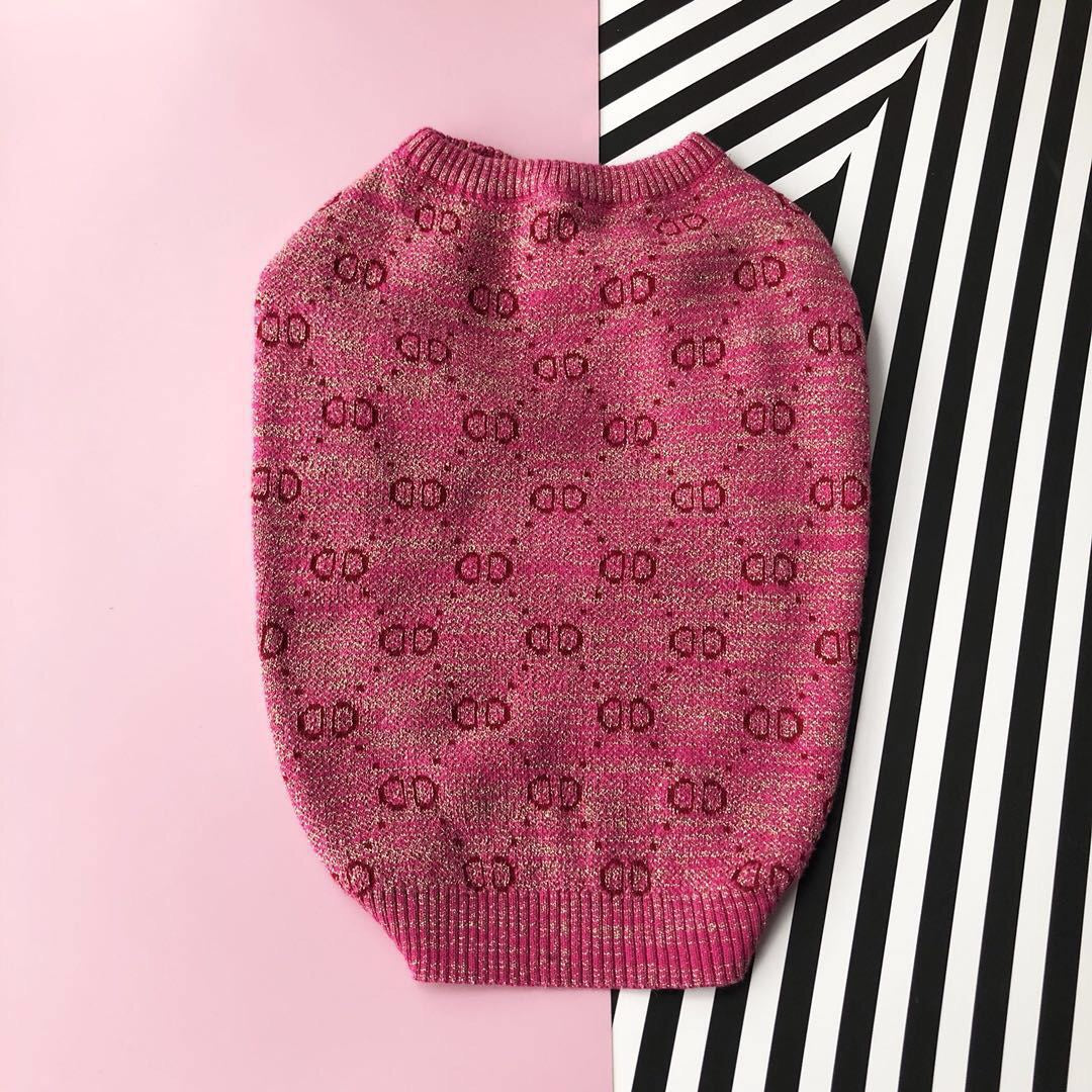 Pucci Dog Pink Sweater