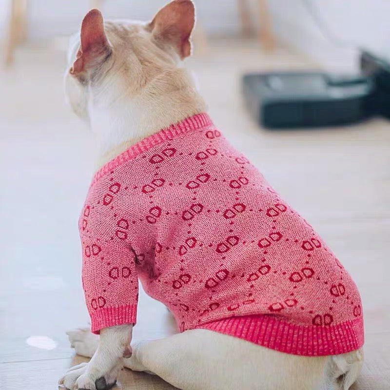 Pucci Dog Pink Sweater