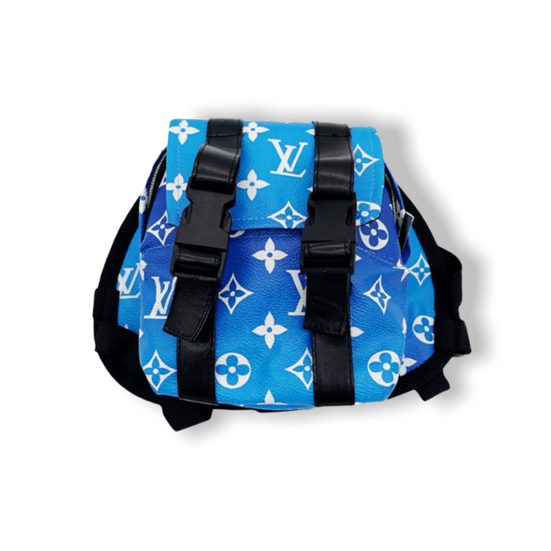 LV Dog Leather Backpack 🔵