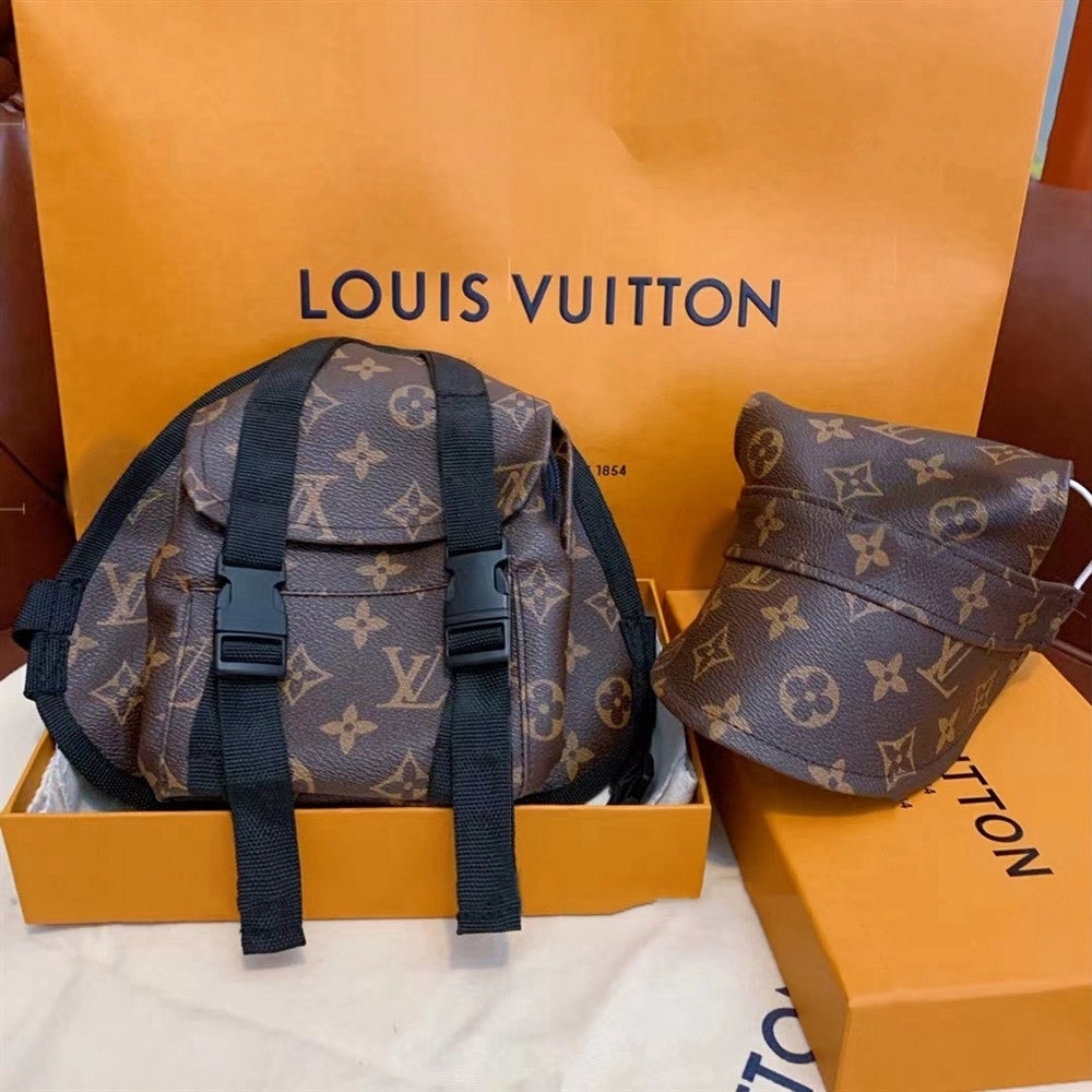LV Dog Leather Backpack Color – Purrfect Puppy