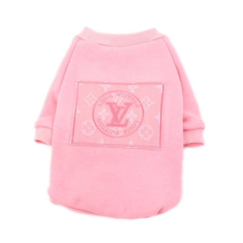 LV Dog Sweatshirt PINK