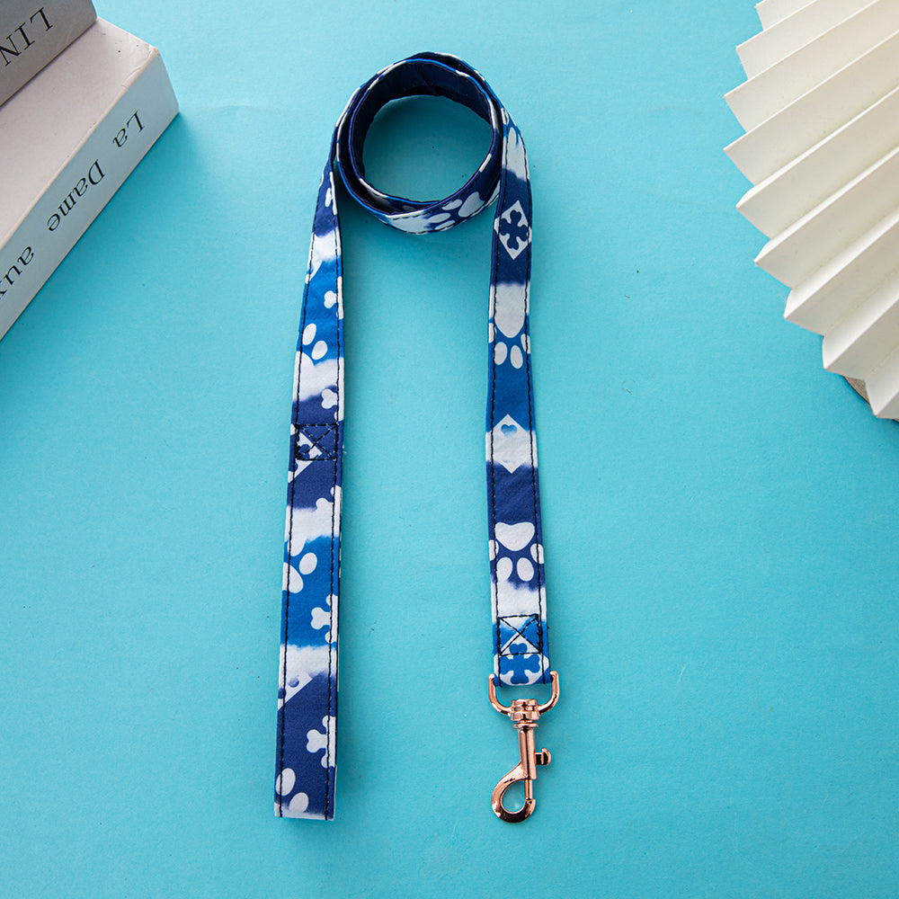 LV Dog Harness Blue