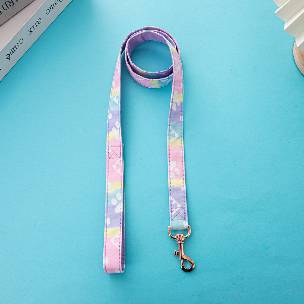 LV Dog Harness Rainbow