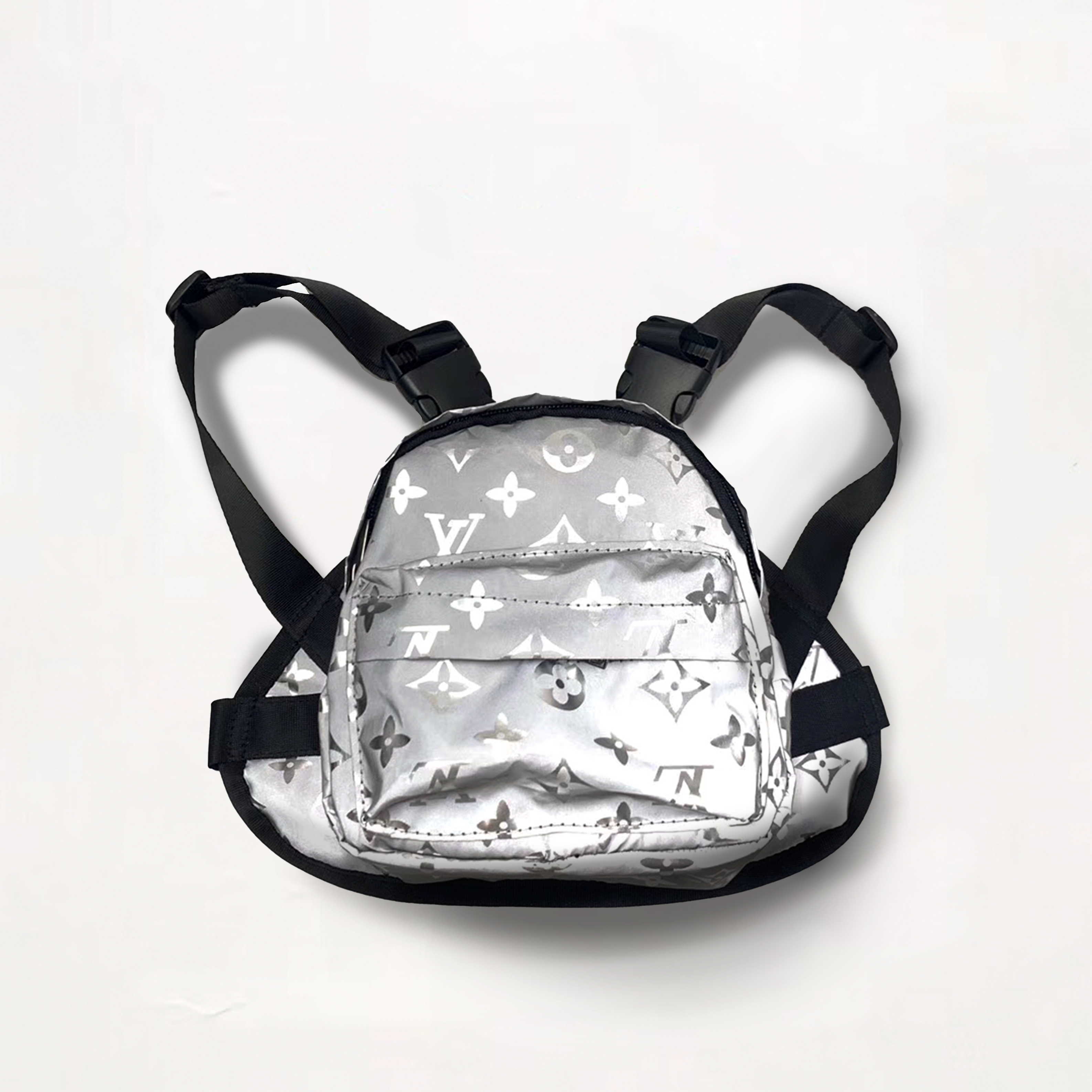 LV Dog Reflective Backpack