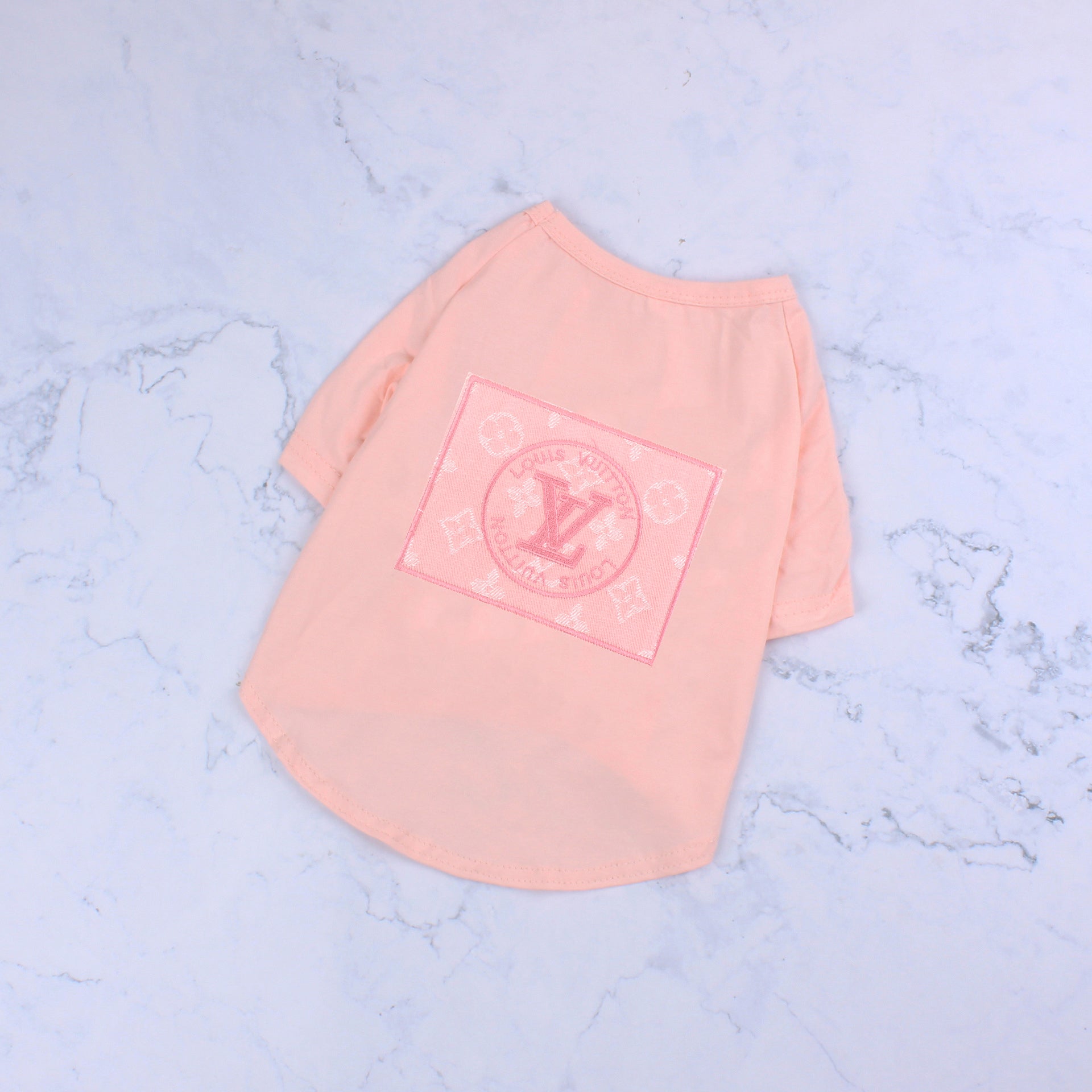 LV Dog T-shirt PINK