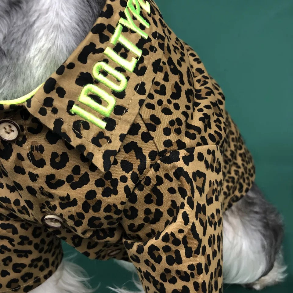 Trendiano Leopard Dog  Shirt