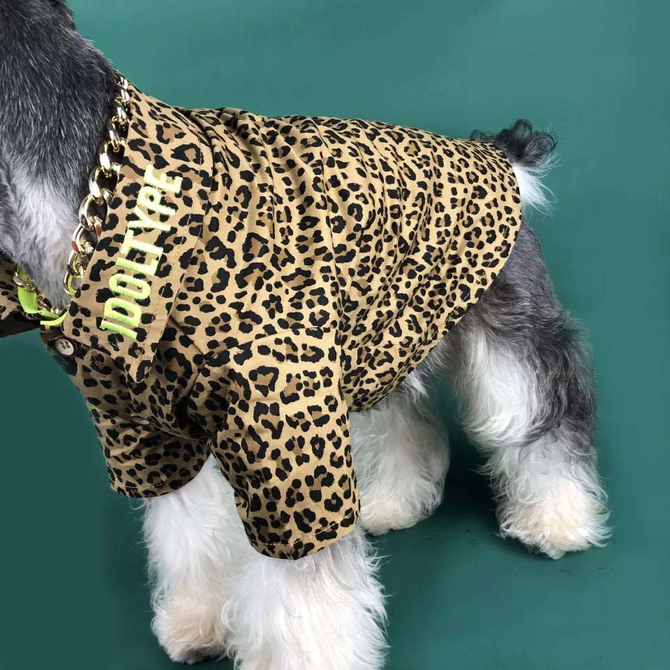 Trendiano Leopard Dog  Shirt