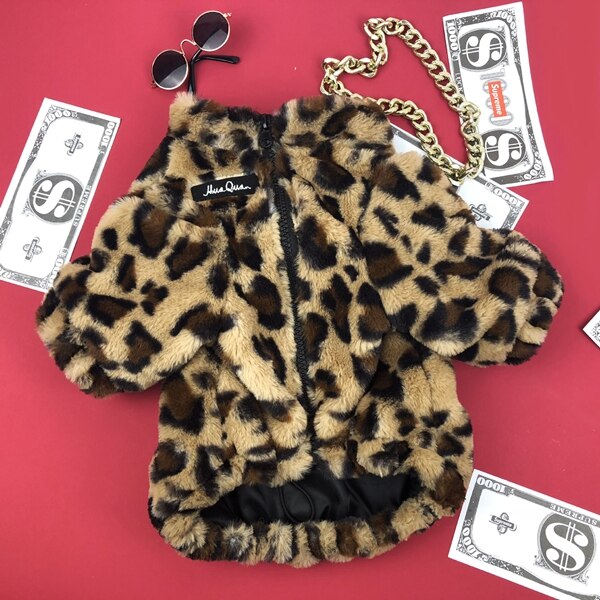 Trendiano Leopard Dog Coat