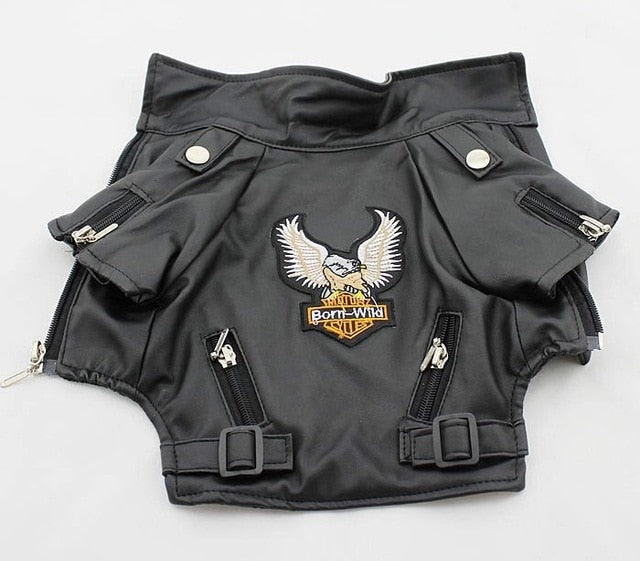 Biker Dog Leather Jacket